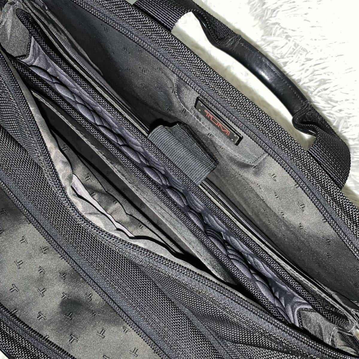 極美品】TUMI ブリーフケース 2way エクスパンダブル A4 黒 【現金特価