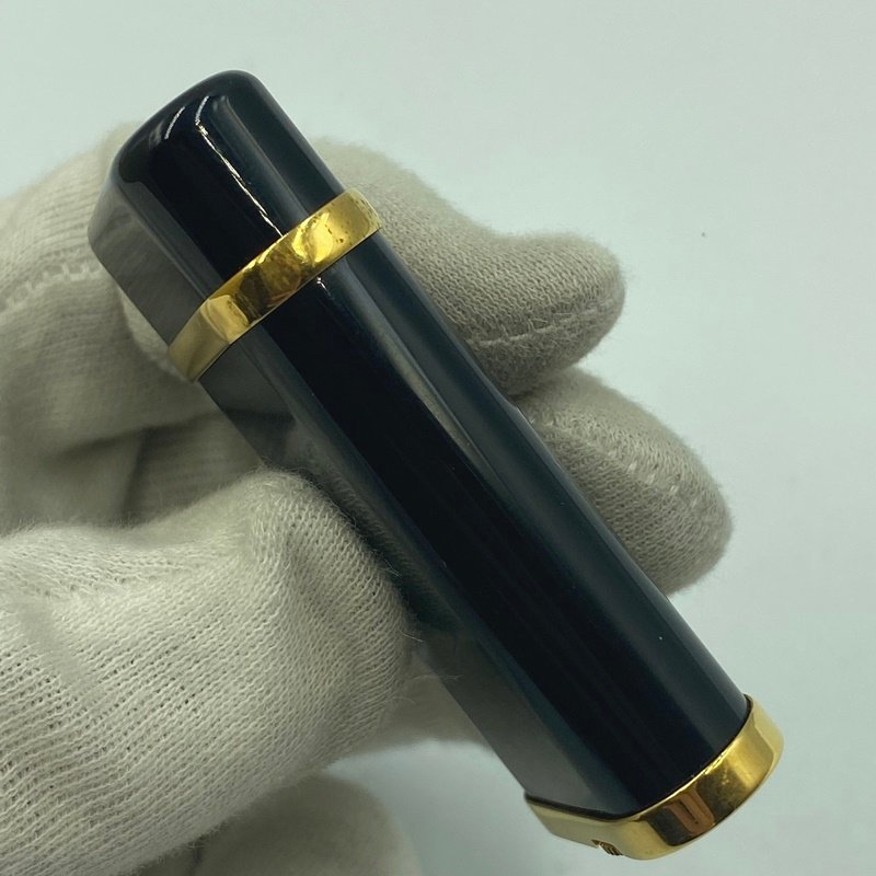 【中古】Cartier カルティエ ＜ライター＞ ブラック ゴールド ガスライター ブランド ロゴ_画像6