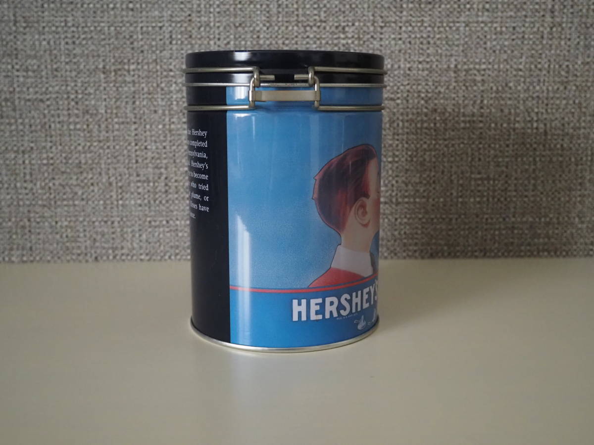 【HERSHEY'S ハーシーズ レトロ ビンテージ デザイン チョコレート 缶 キャニスター 保存 収納 小物入れ インテリア 】_画像4