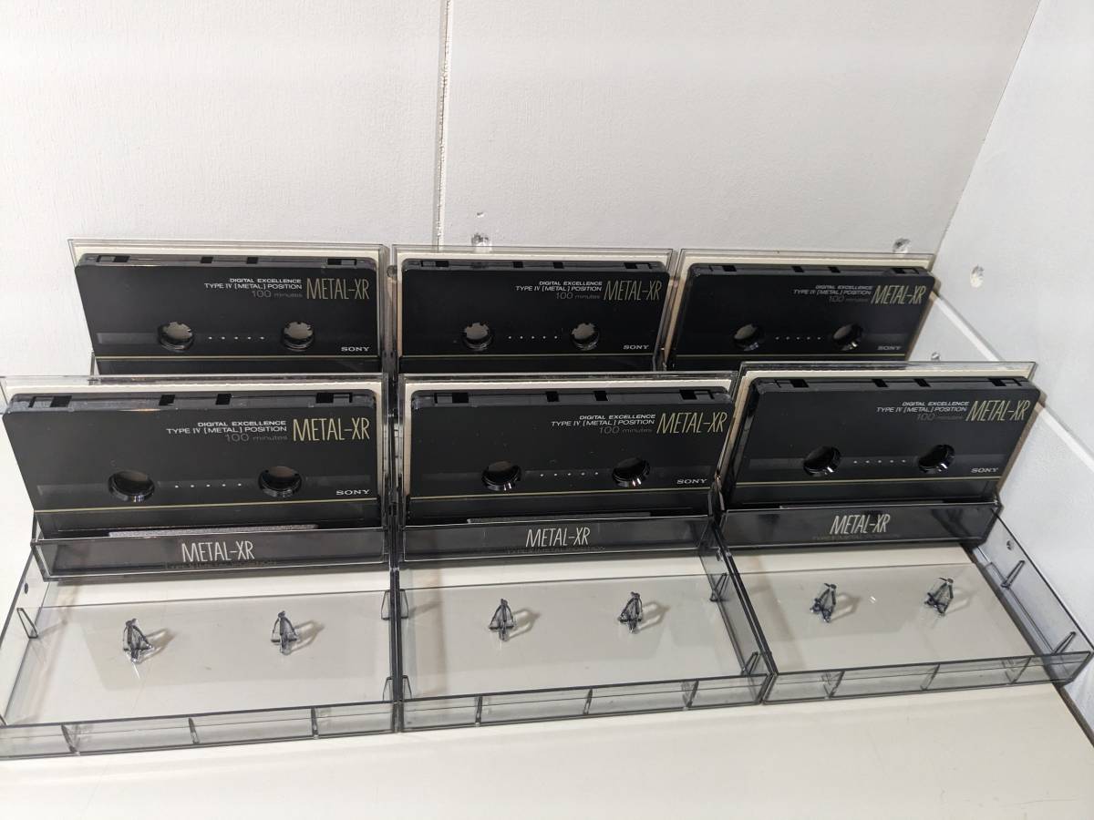 【中古・送料込み】SONY　メタルテープ　METAL-XR　100　6本セット　_画像3