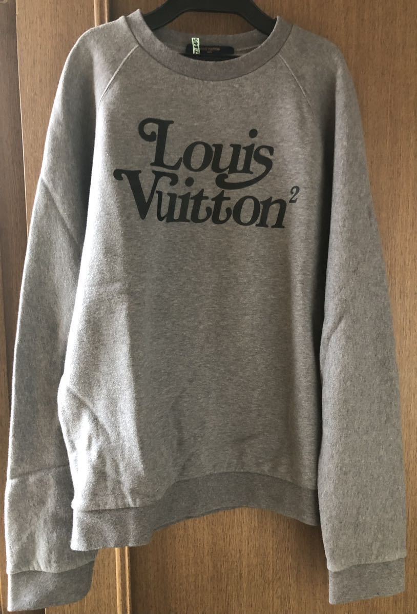 新作入荷限定SALE LOUIS VUITTON ルイヴィトン × NIGOコラボ スクエアード スウェットシャツ XLサイズの通販 by 