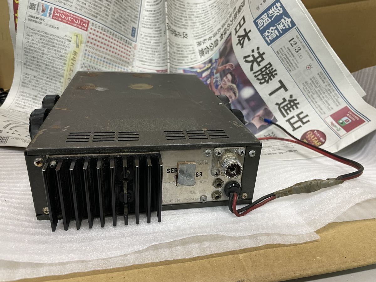 日本電業 SA-280DX AM/SSB 80CH 名機CB無線機 当時もの 通電のみ、その他未確認ジャンク品部品取り、汚れ、傷、サビ、凹み、曲がり_画像6