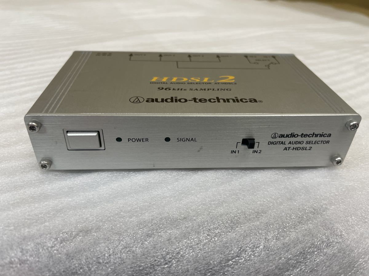 audio-technica オーディオテクニカ デジタルオーディオセレクター AT-HDSL2 通電のみ、その他未確認現状品ジャンク品部品取り_画像3