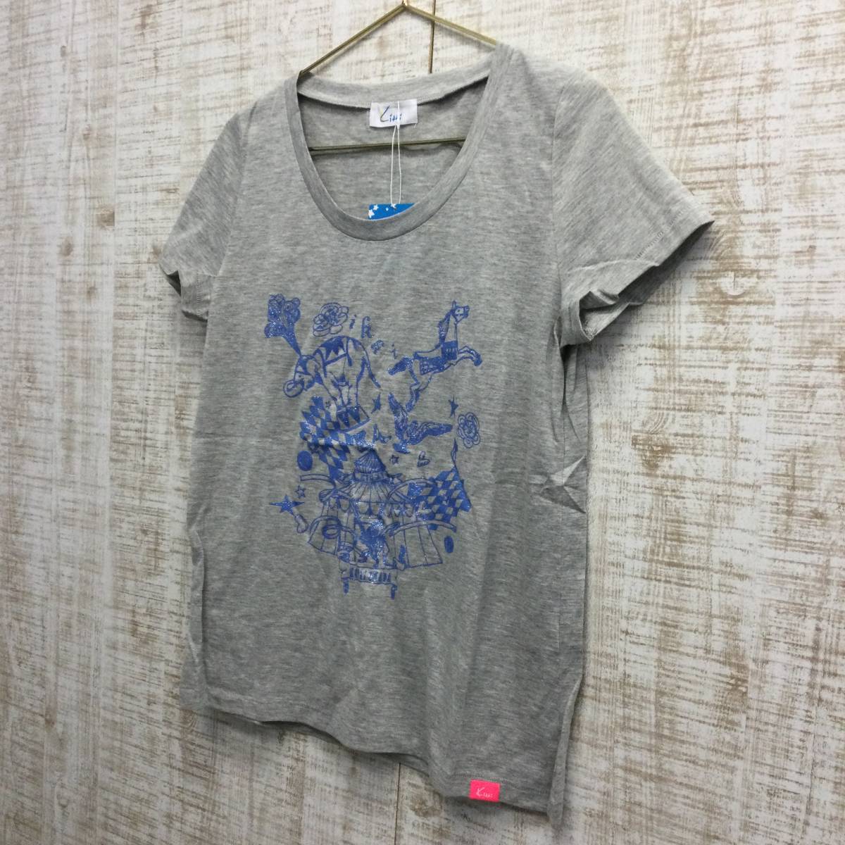 M23◇kitti | Tシャツ　新品　グレー　サイズLL_画像4