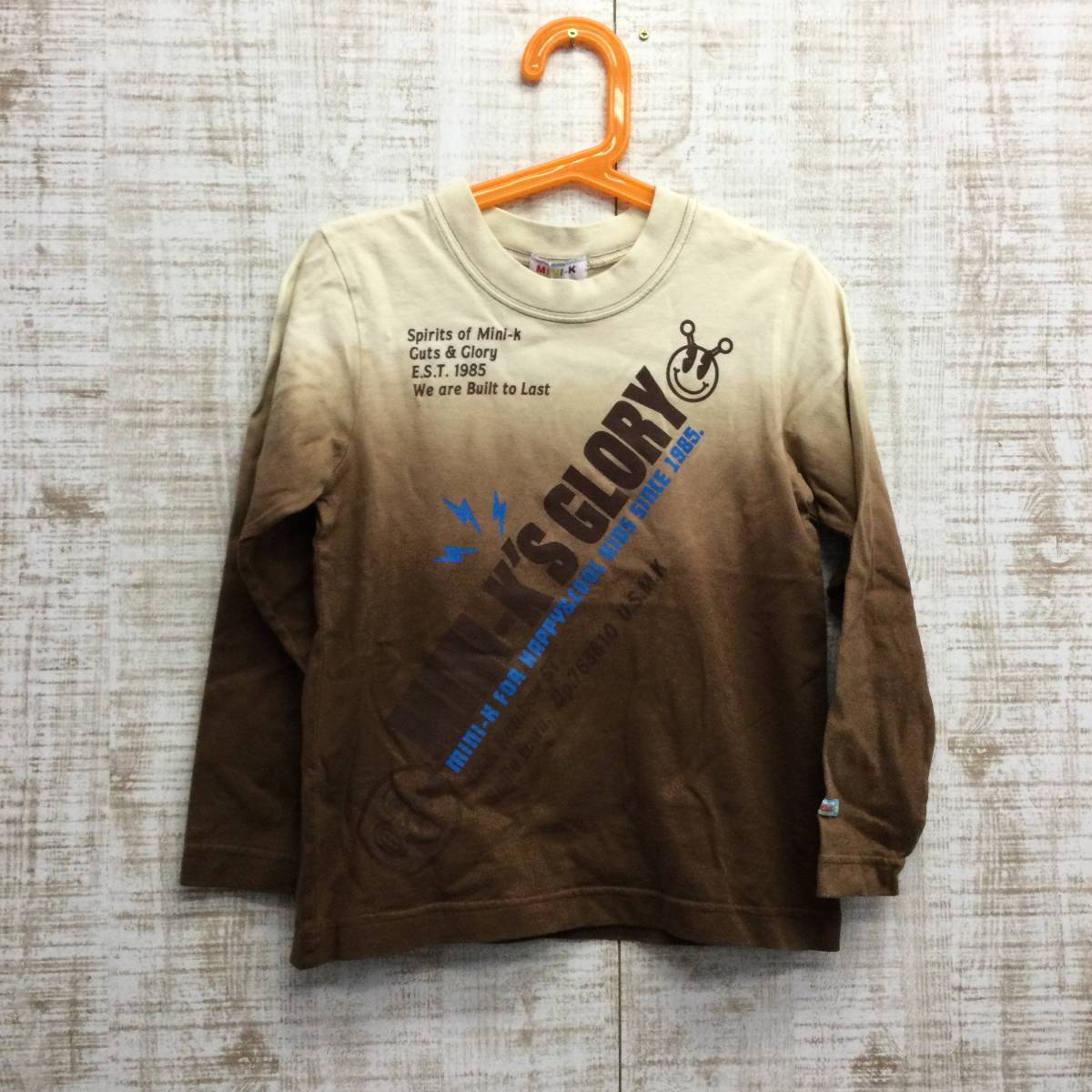 M26*MINI-K | Mini ke- long sleeve T shirt new goods brown group size M