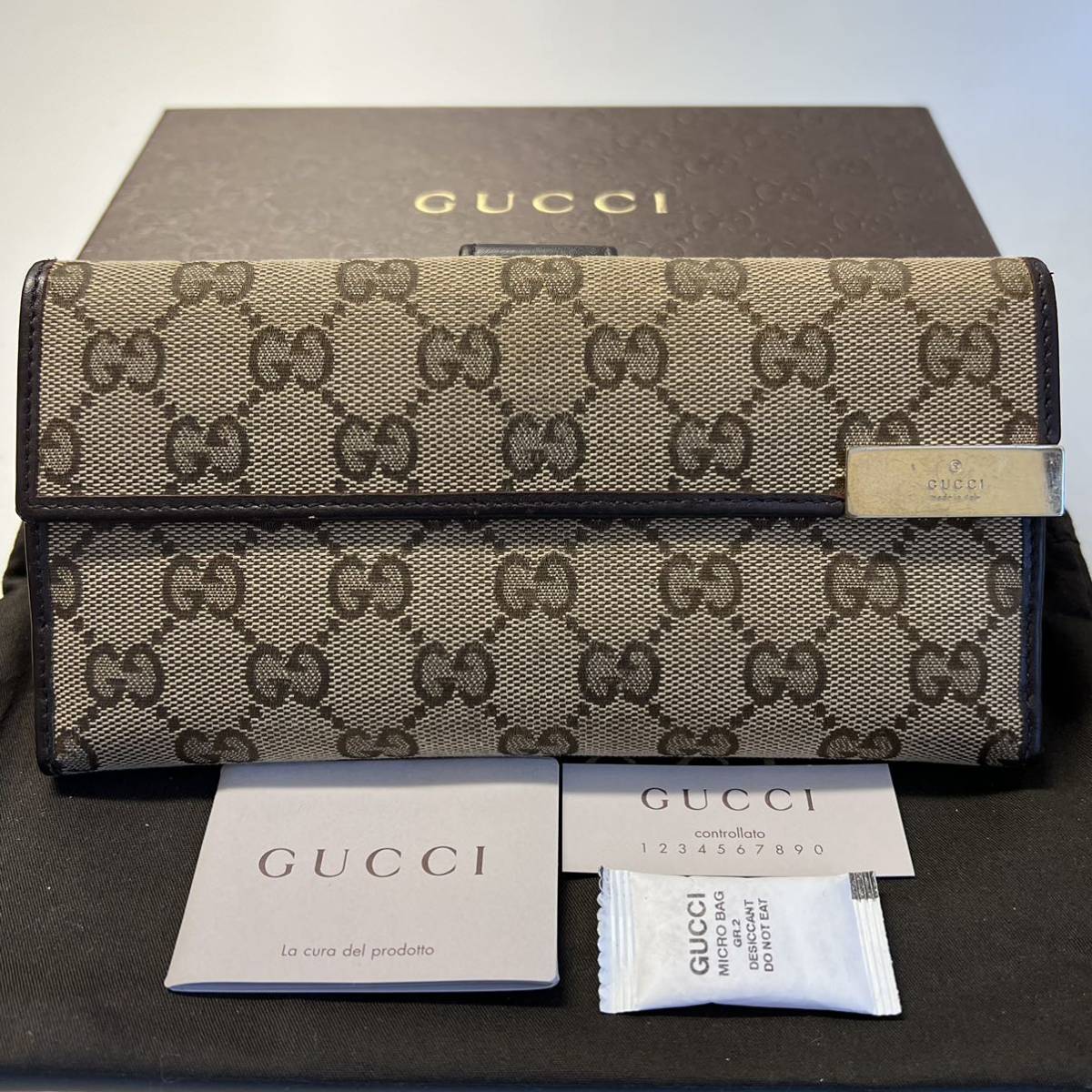 GUCCI 長財布 GGキャンバス 超歓迎 digiescola.com.br