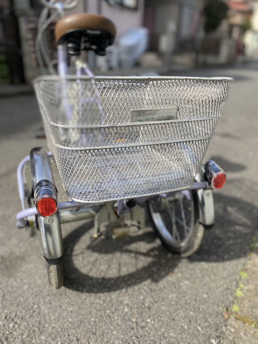 Panasonic karoyaka Life 三輪電動アシスト自転車 16ンチ 内装3段変速 ...