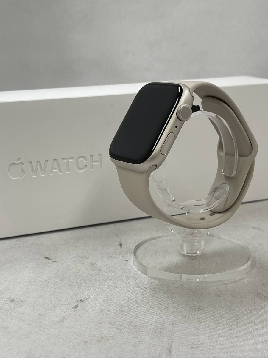 美品】Apple Watch Series 7 45mm スターライトアルミニウムケースと