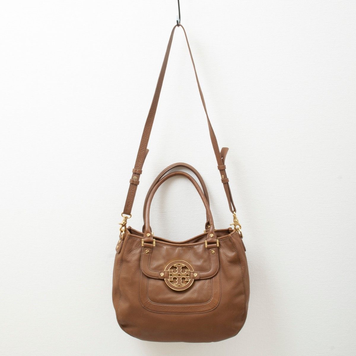 美品】TORY BURCH(トリーバーチ) アマンダ 2way レザー 美品】TORY BURCH(トリーバーチ) アマンダ 2way レザー