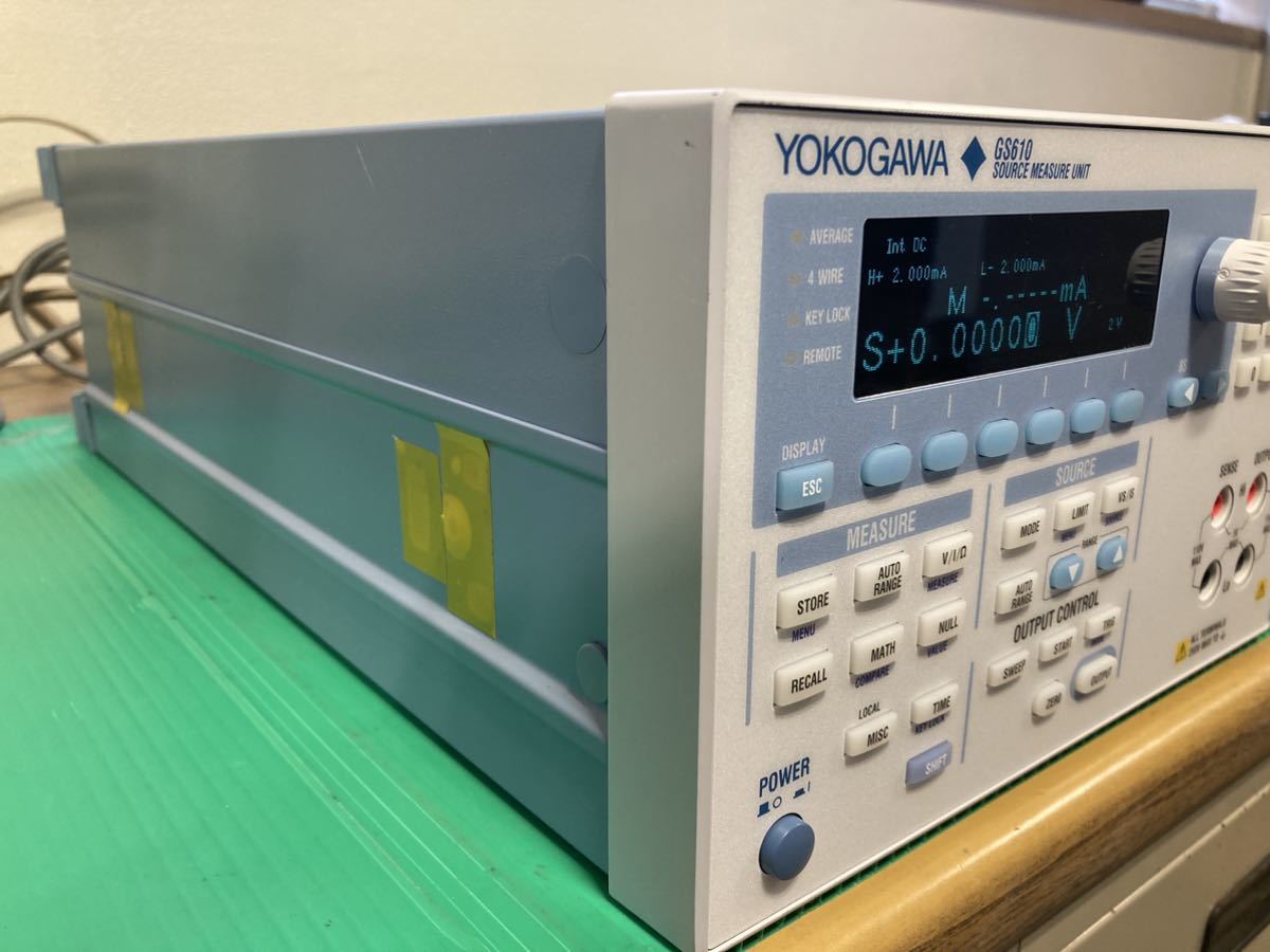 YOKOGAWA横河電機 765501-M/C10 ソースメジャーユニット GS610 YOKOGAWA横河電機 765501-M/C10 ソースメジャーユニット GS610