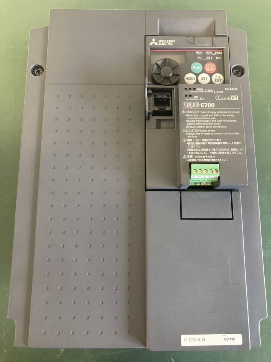 MITSUBISHI三菱電機 インバータ FR-E720-5.5K FREQROL-E700シリーズ三