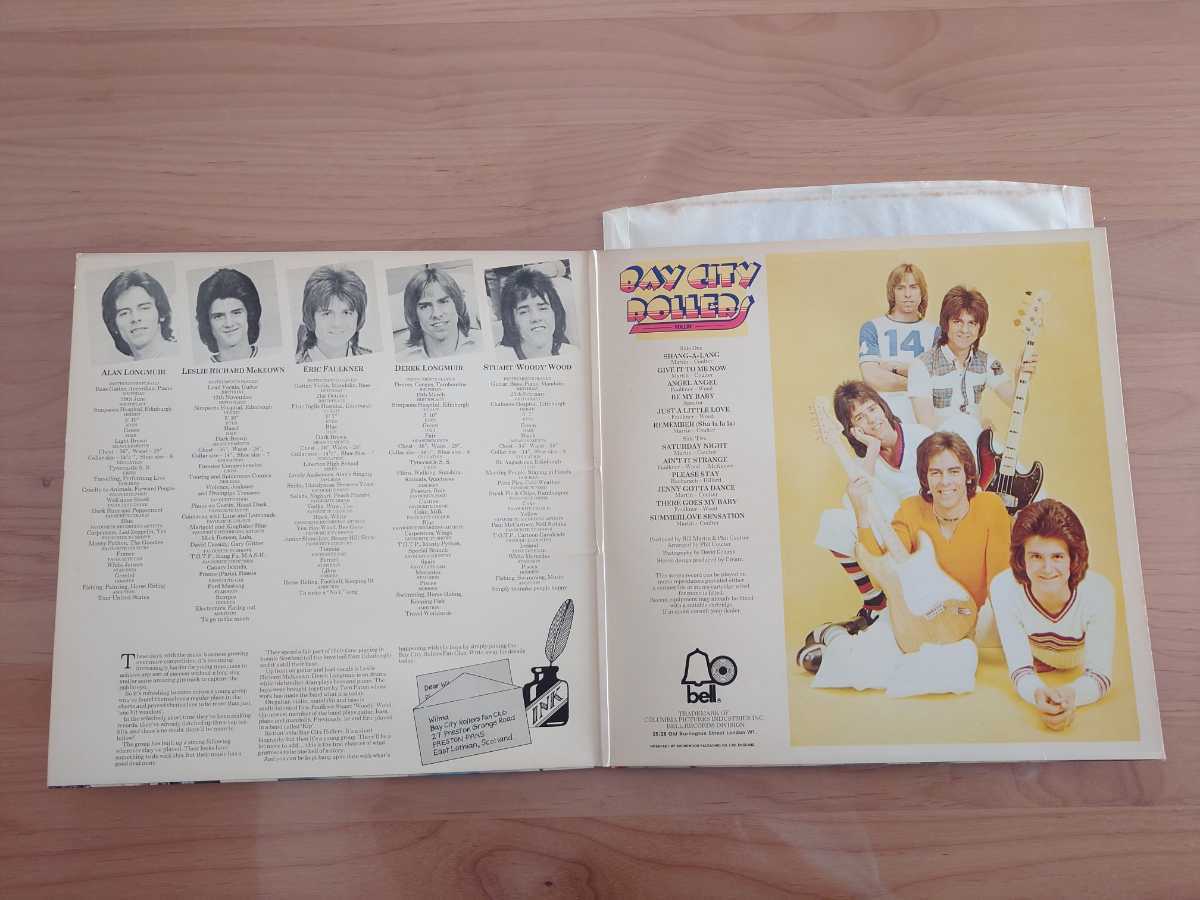 ★ベイ・シティ・ローラーズ Bay City Rollers★エジンバラの騎士 Rollin'★LPレコード★中古品★英国盤