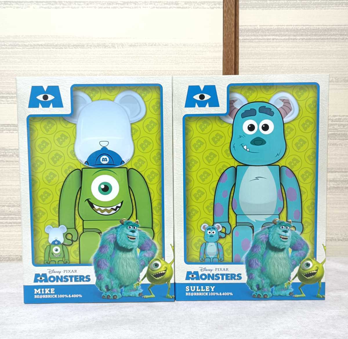 BE@RBRICK モンスターズインク マイク サリー 100% & 400% セット