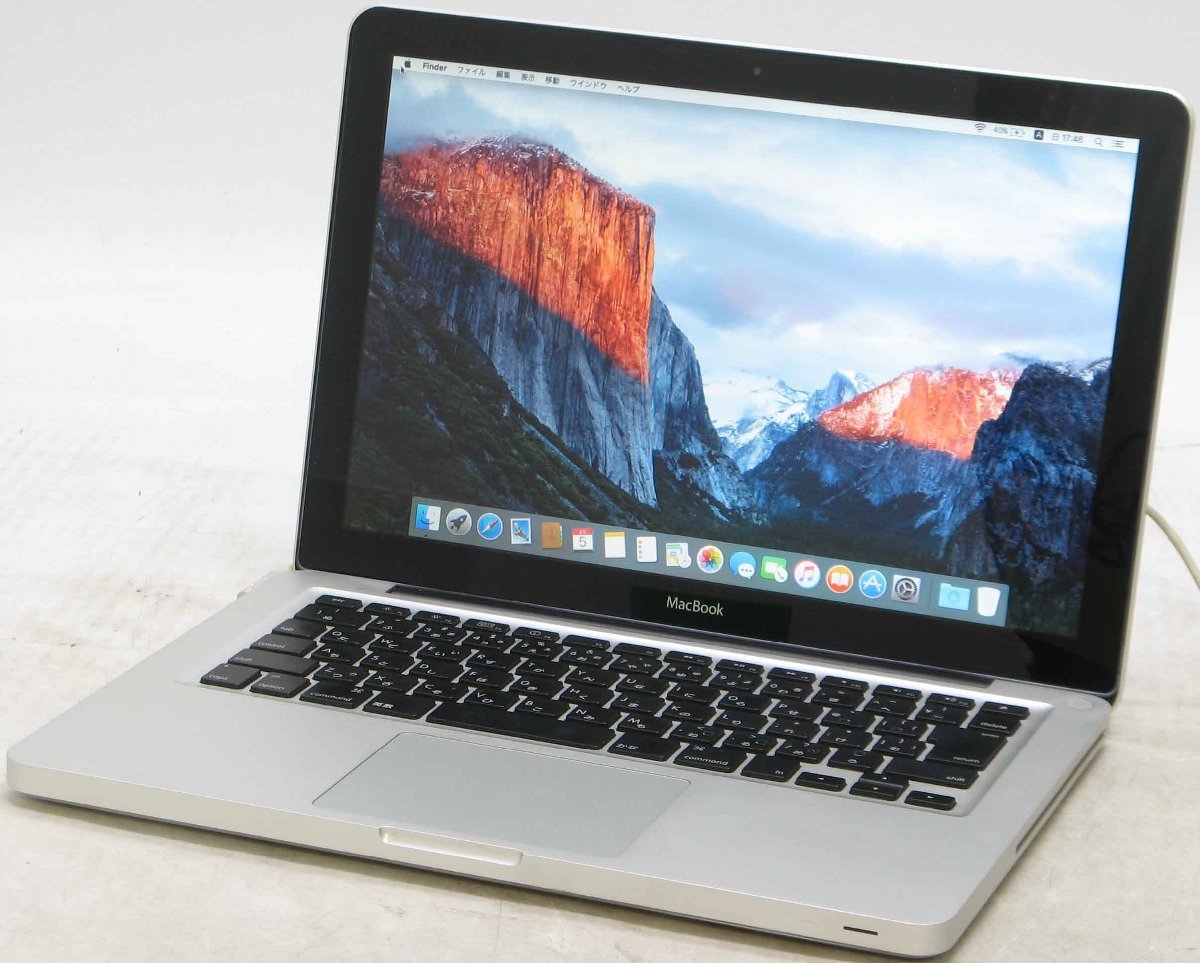 未使用品】 □ 2008 Late Aluminum, 13-inch, MB466J/A MacBook Apple