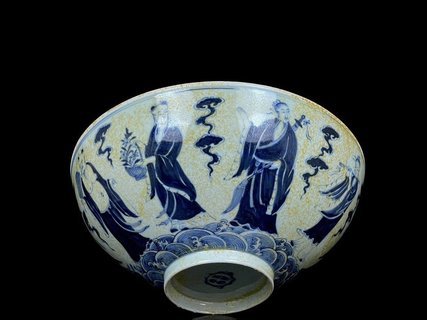 割引セールの ヤフオク! - 明 清初 青花杯 五客 共箱 中•国 古美術