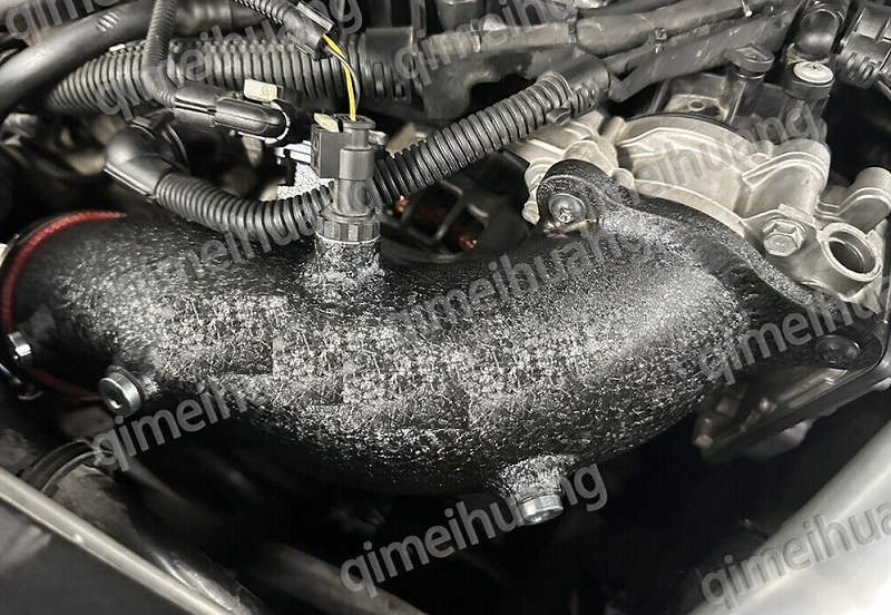 特価 ☆ BMW F32 クーペ 440i 440ix B58 3.0Lターボ アルミ チャージパイプ 2016～2020 レッド CHARGE PIPE ブーストパイプ_取り付けイメージ(画像はブラック)