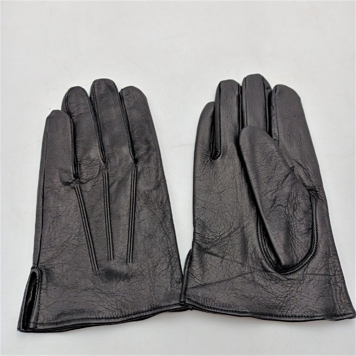  men's leather gloves original leather leather gloves 2 point black L size LL size reverse side nappy glove storage goods 2 design gentleman stitch gya The - slit summarize 