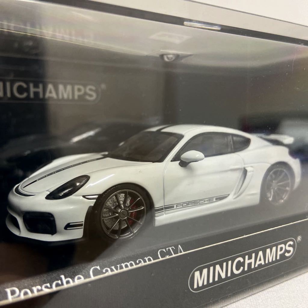 MINICHAMPS 1/43 PORSCHE CAYMAN GT4 White 2016年 ミニチャンプス ケイマン 981 型 ホワイト 限定車 ミニカー モデルカー