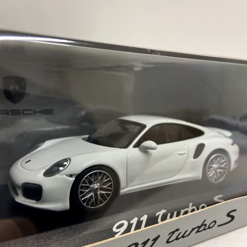 PORSCHEディーラー特注 PMA 1/43 ポルシェ911 ターボ S ホワイト MINICHAMPS 991 turbo White ミニチャンプス ミニカー モデルカー