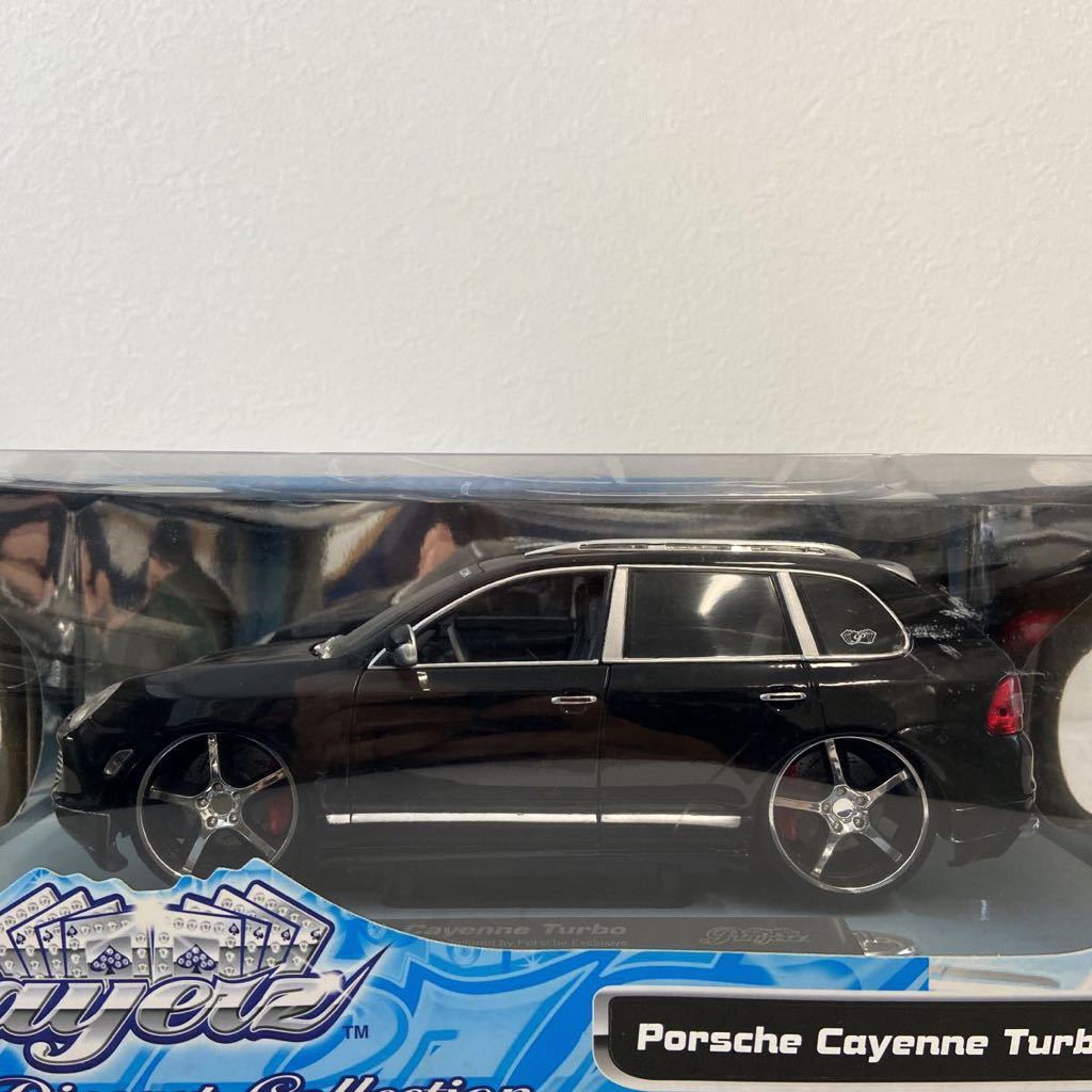 Maisto Playerz 1/18 PORSCHE CAYENNE Turbo Black ポルシェ カイエン ターボ 955型 初代 カスタム Exclusive ミニカー モデルカー s gts_画像4