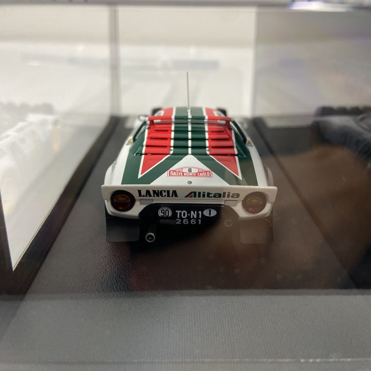 hpi racing 1/43 Lancia Stratos HF #6 1976年 Monte Carlo Alitalia ランチア ストラトス モンテカルロ ラリーカー ミニカー モデルカーの画像8