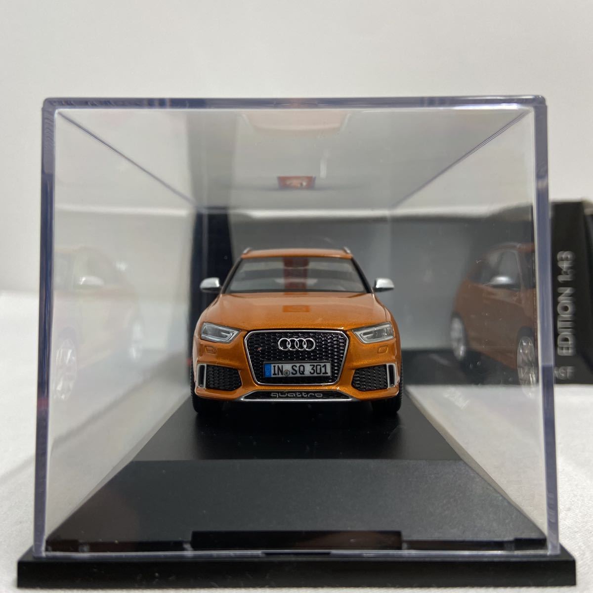 Schuco Limited Edition 1/43 Audi RS Q3 samoa orange シュコー アウディ サモアオレンジ 限定 ミニカー モデルカー_画像6