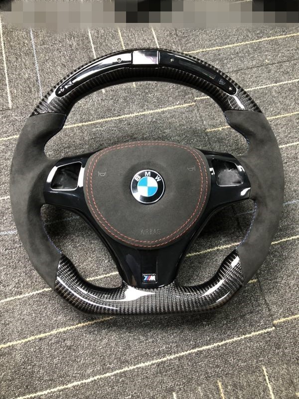 BMW　Z4　レーシングシーケンシャルLEDステアリング　D型 カーボンステアリング　受注オーダー
