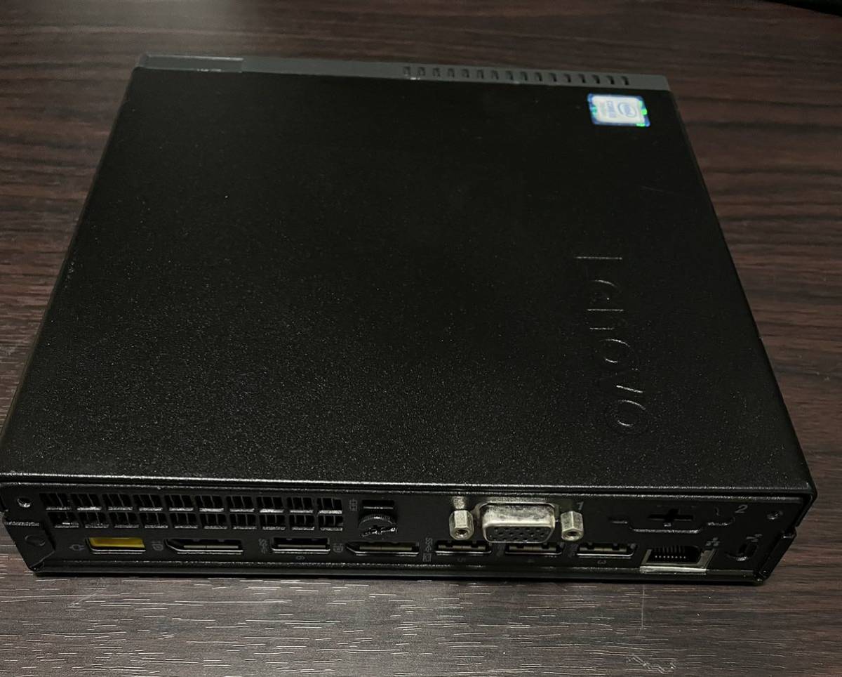 中古美品LenovoThinkCentre Core i3-7100T 大容量新品SSD500GB ライセンス認証済みWIN10クリーンインストール済み　本体＋ACアダプター付き_画像2