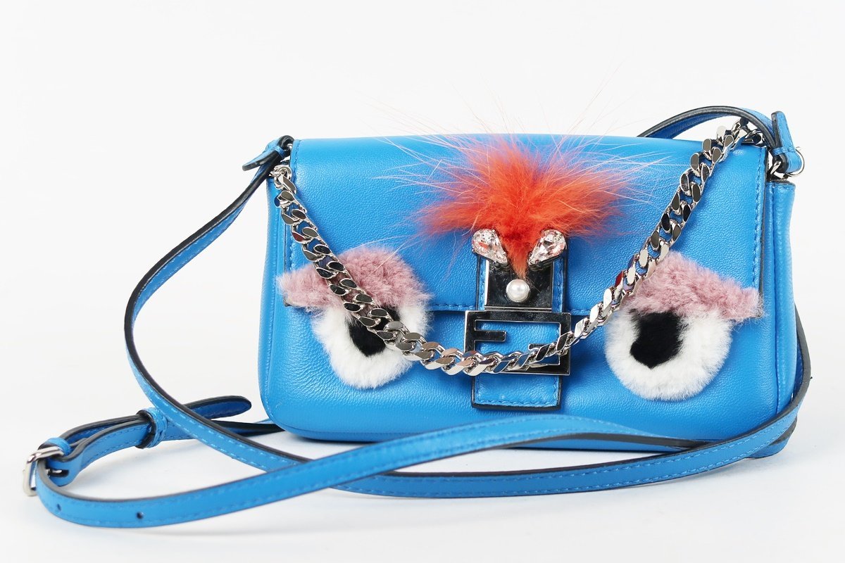 超美品】FENDI フェンディ モンスター チェーンショルダーバッグ