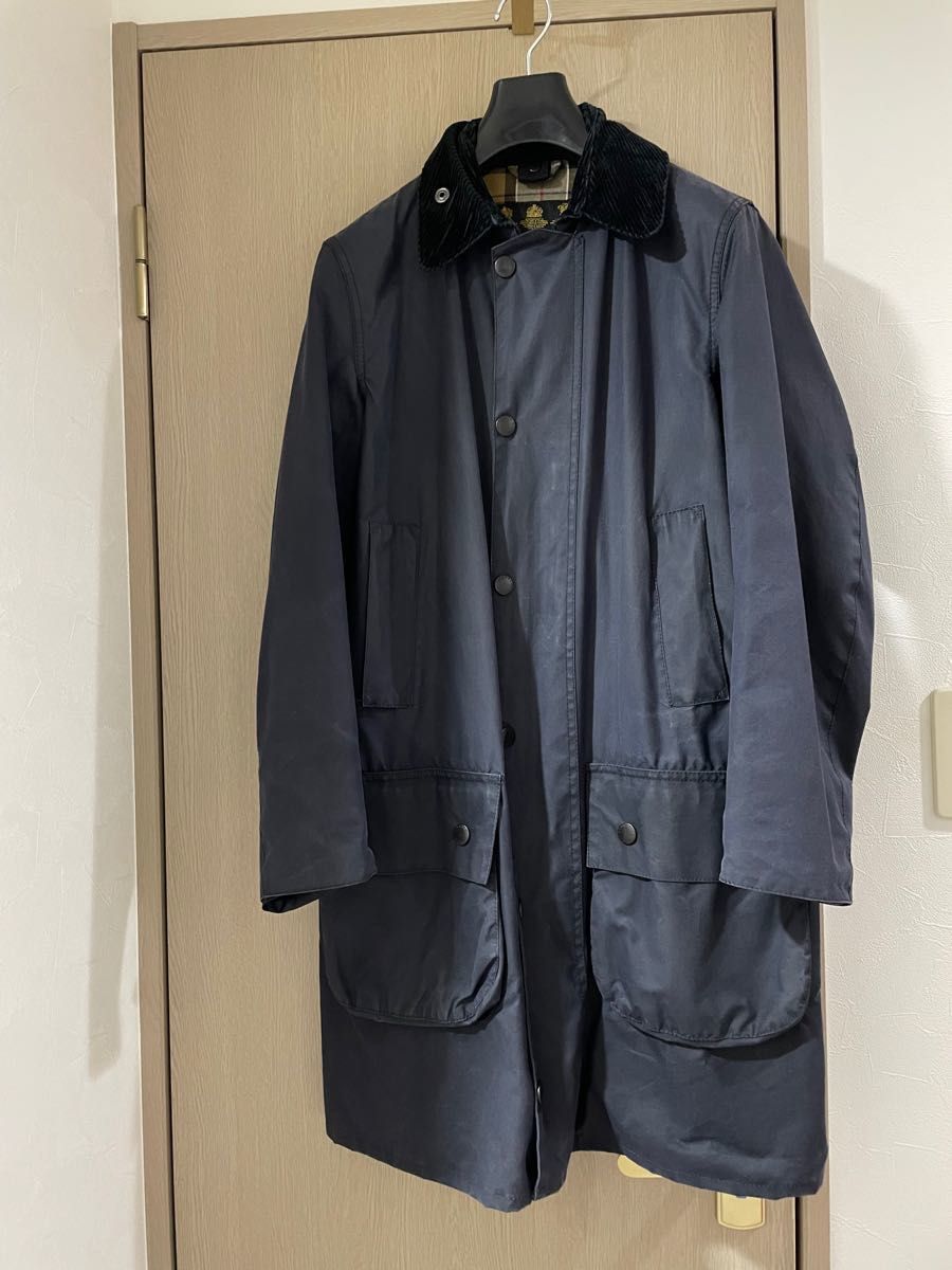 Barbour バブアー BORDER SL ボーダー サイズ32 ネイビー-