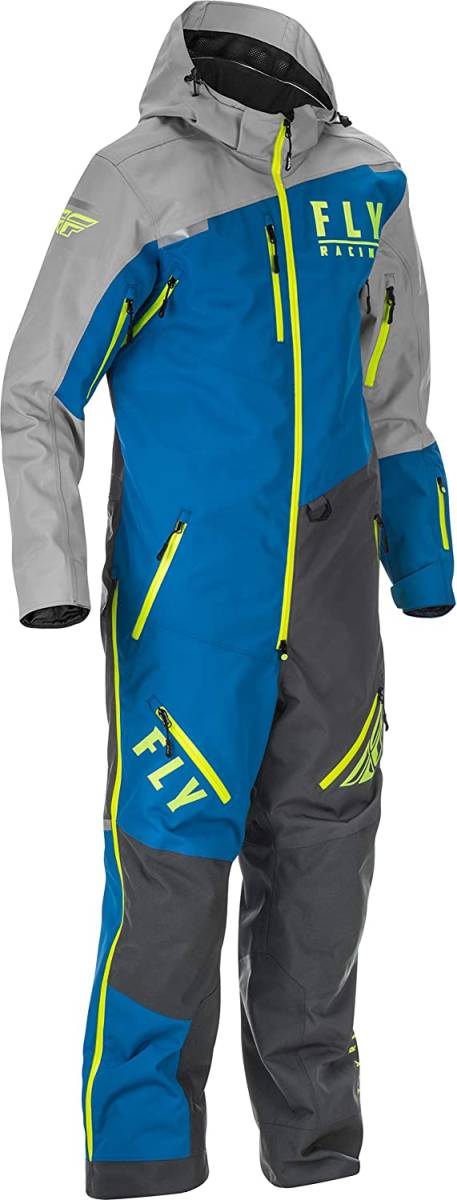 Fly Racing コバルトモノスーツ シェルスノーバイクスーツ S Fly Racing コバルトモノスーツ シェルスノーバイクスーツ S