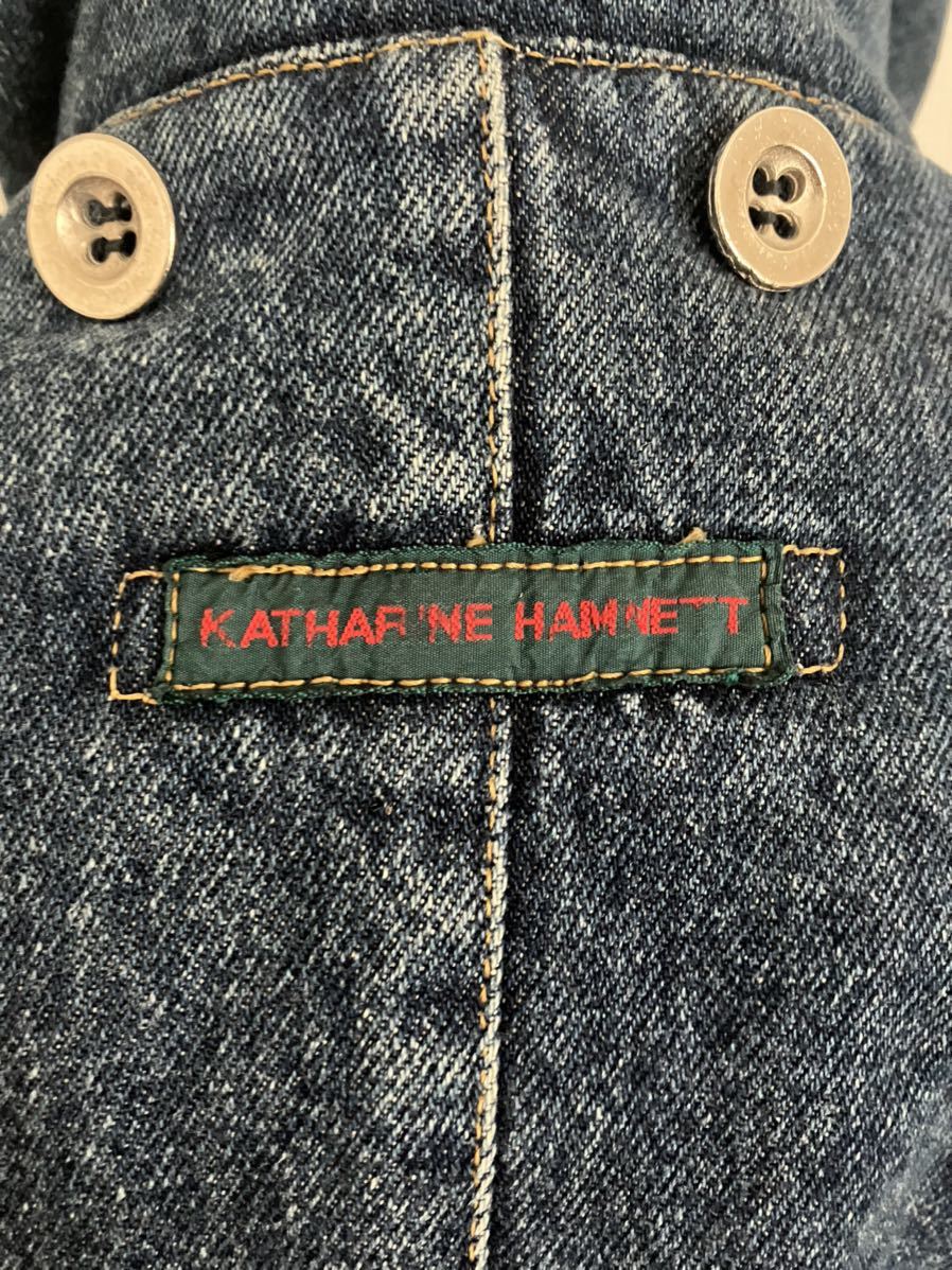 80s KATHARINE HAMNETT キャサリンハムネット デニムコート 80年代