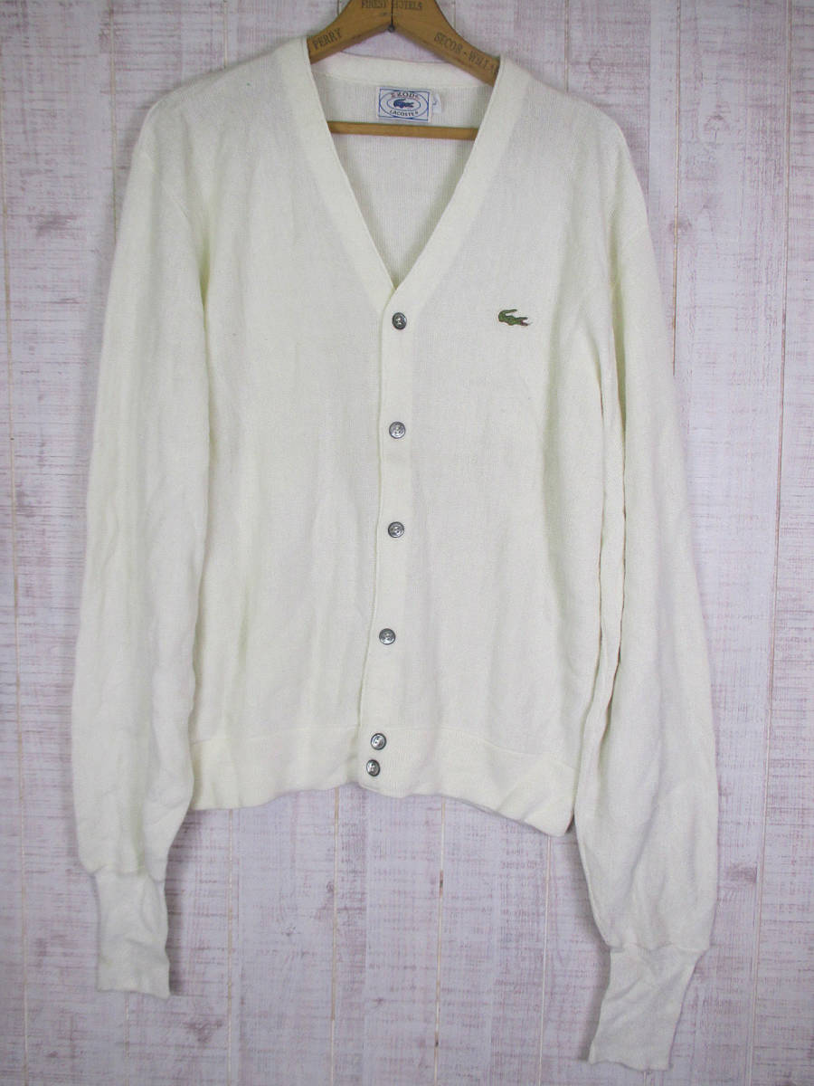 70's 80's ヴィンテージ IZOD LACOSTE ラコステ カーディガン 70's 80's ヴィンテージ IZOD LACOSTE ラコステ カーディガン