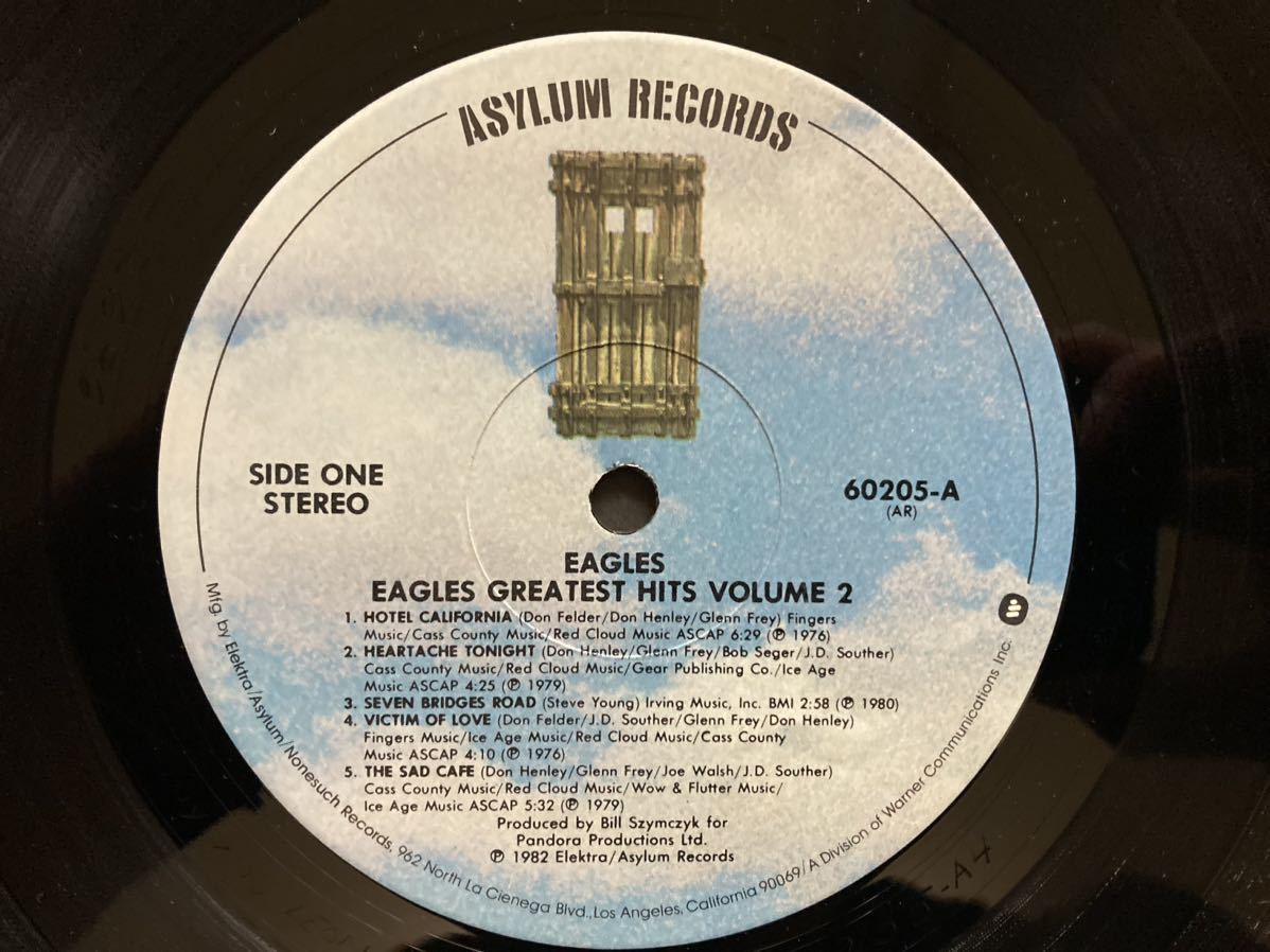 Eagles Greatest Hits Volume 2 US盤_画像2