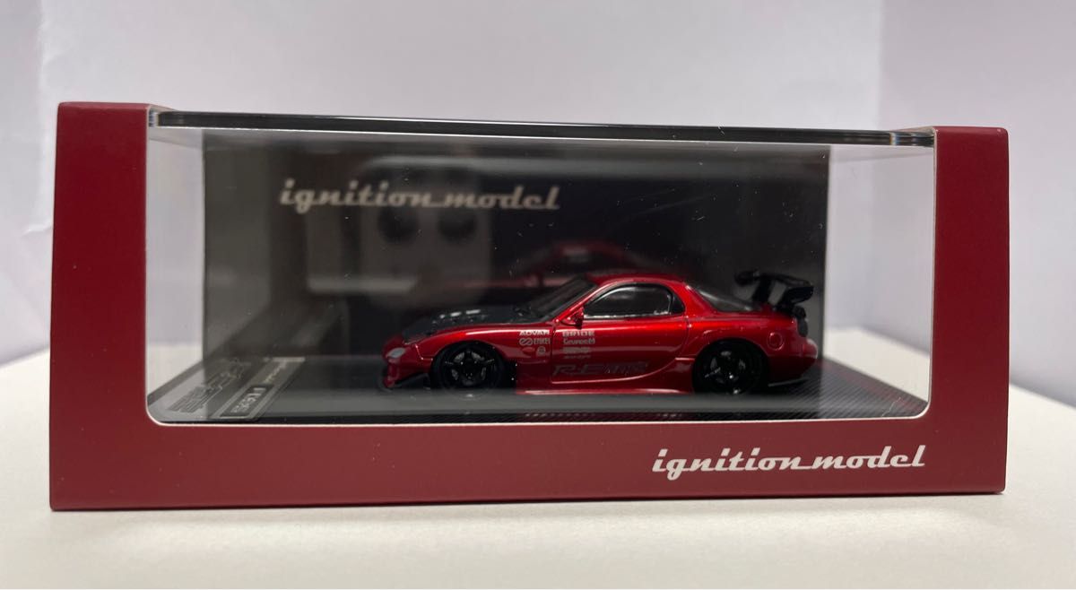 イグニッションモデル  1/64  マツダ RX-7 （FD3S ）RE 雨宮 (レッドメタリック) [IG2063]  未開封品