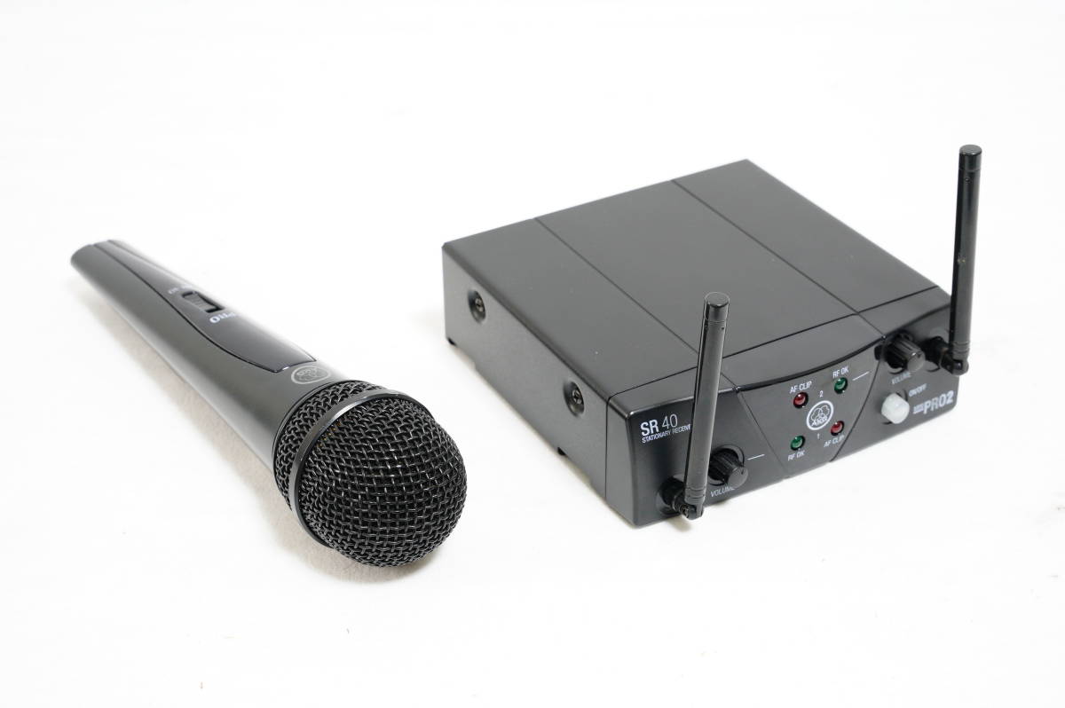 爆買い通販 ヤフオク! - AKG 1チャンネルB帯ワイヤレスシステム WMS40