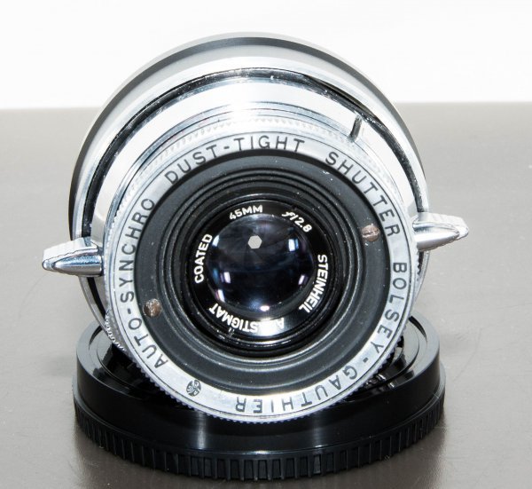 【改造レンズ】BOLSEY JUBILEEのレンズSTEINHEL F2.8/45mmをSONYのNEXマウントレンズに改造【SONY Eマウント用レンズ】_画像3