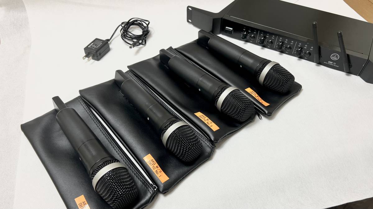 ヤフオク! - 【美品】AKG DSR70 / DHT70 4波セット デ...