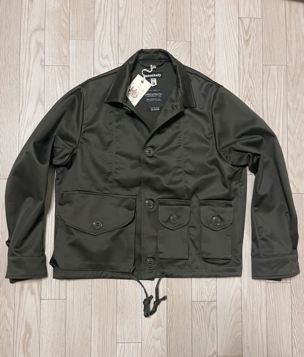 USA製MONITALYミリタリーサービスジャケット36ポプリンVANCLOTH