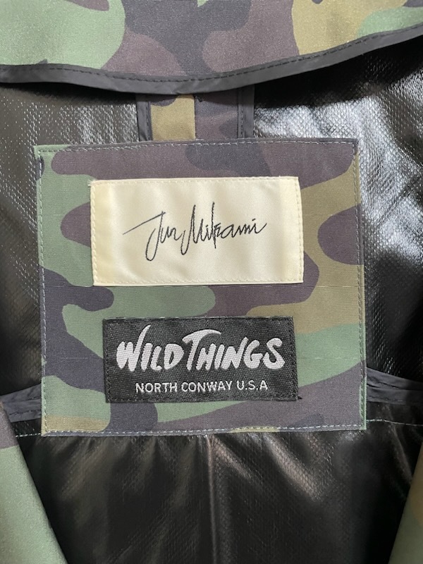  regular price 66000 jpy new goods WILD THINGS × JUN MIKAMI 1-WT collaboration camouflage shell coat WT22478ST-JM Jun mikami Wild Things 