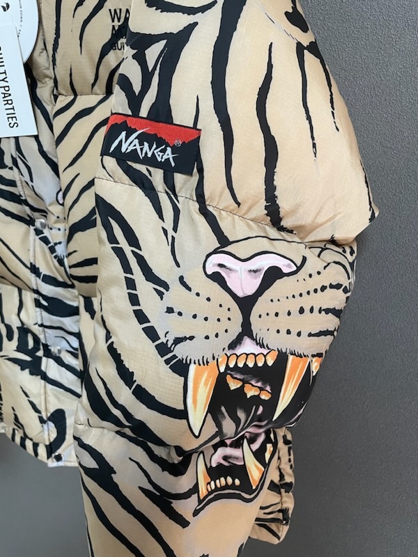 新品 WACKO MARIA × NANGA 22AW TIM LEHI DOWN JACKET コラボ 虎