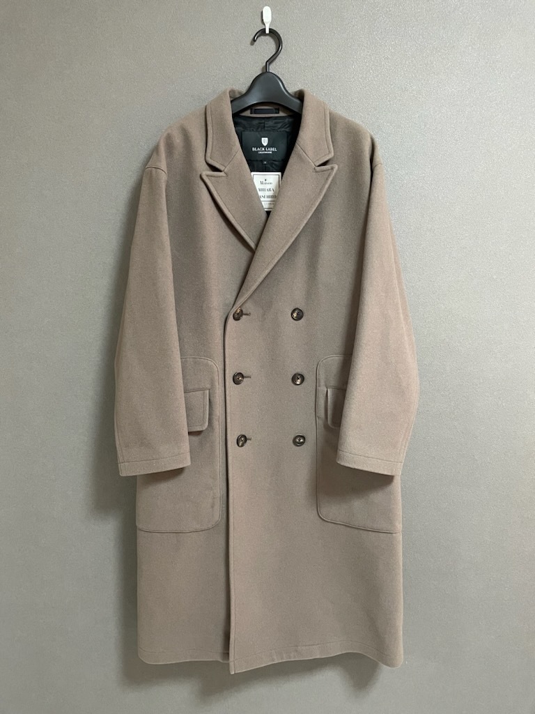 新品 未使用】ブラックレーベル クレストブリッジ チェスターコート M