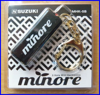 SUZUKI 5 hole Mini harmonica minore Minaux reMHK-5B black new goods!