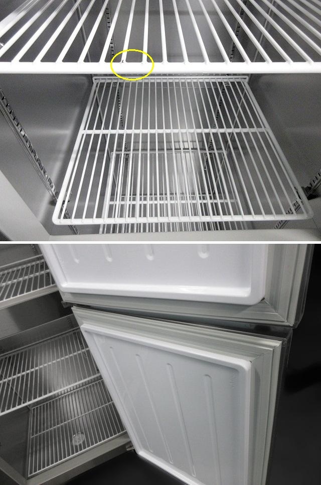 美品◇2020年式ダイワ縦型冷凍冷蔵庫2凍2蔵4ドアW1200xD650xH1905 冷凍