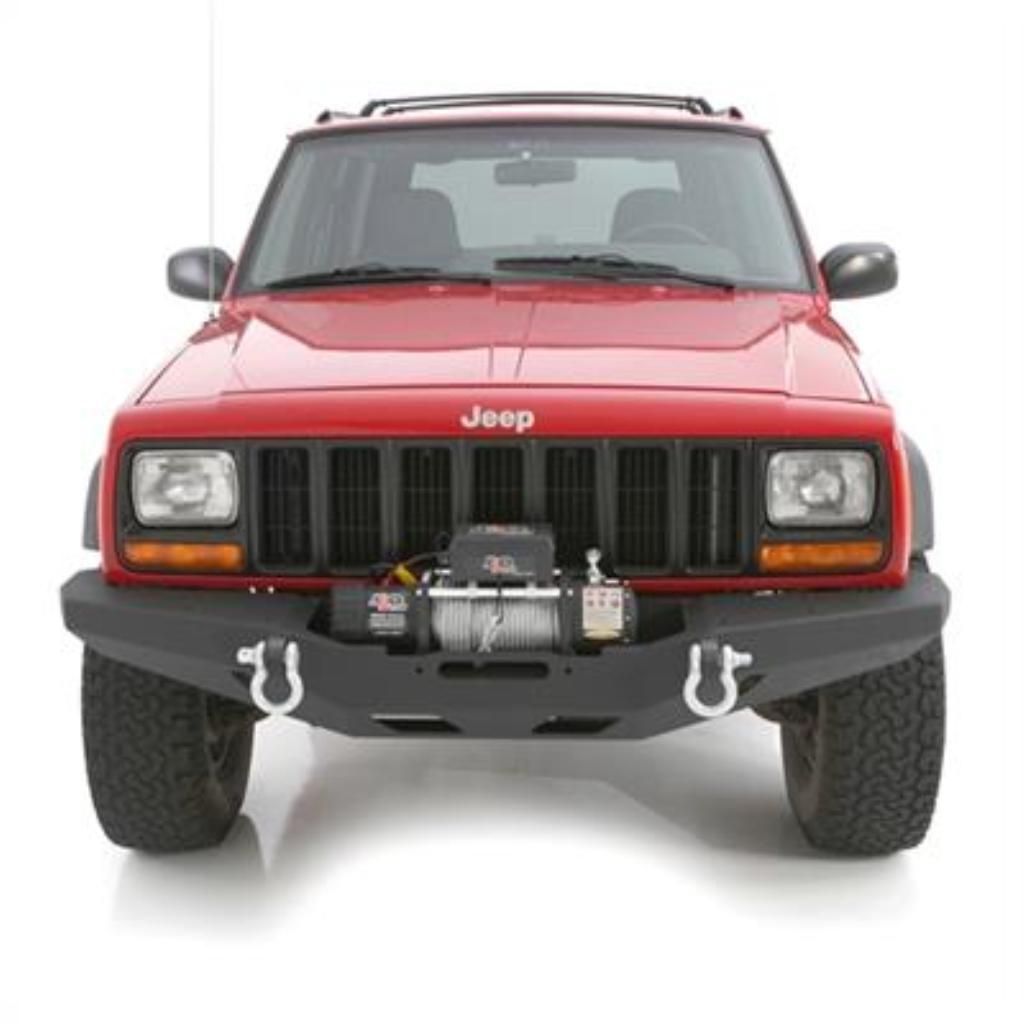 [Smittybilt正規輸入品] XRC フロントバンパー/ウインチバンパー Dリングマウント/ウインチマウント付 JEEP ジープ XJ チェロキー/76810_画像2