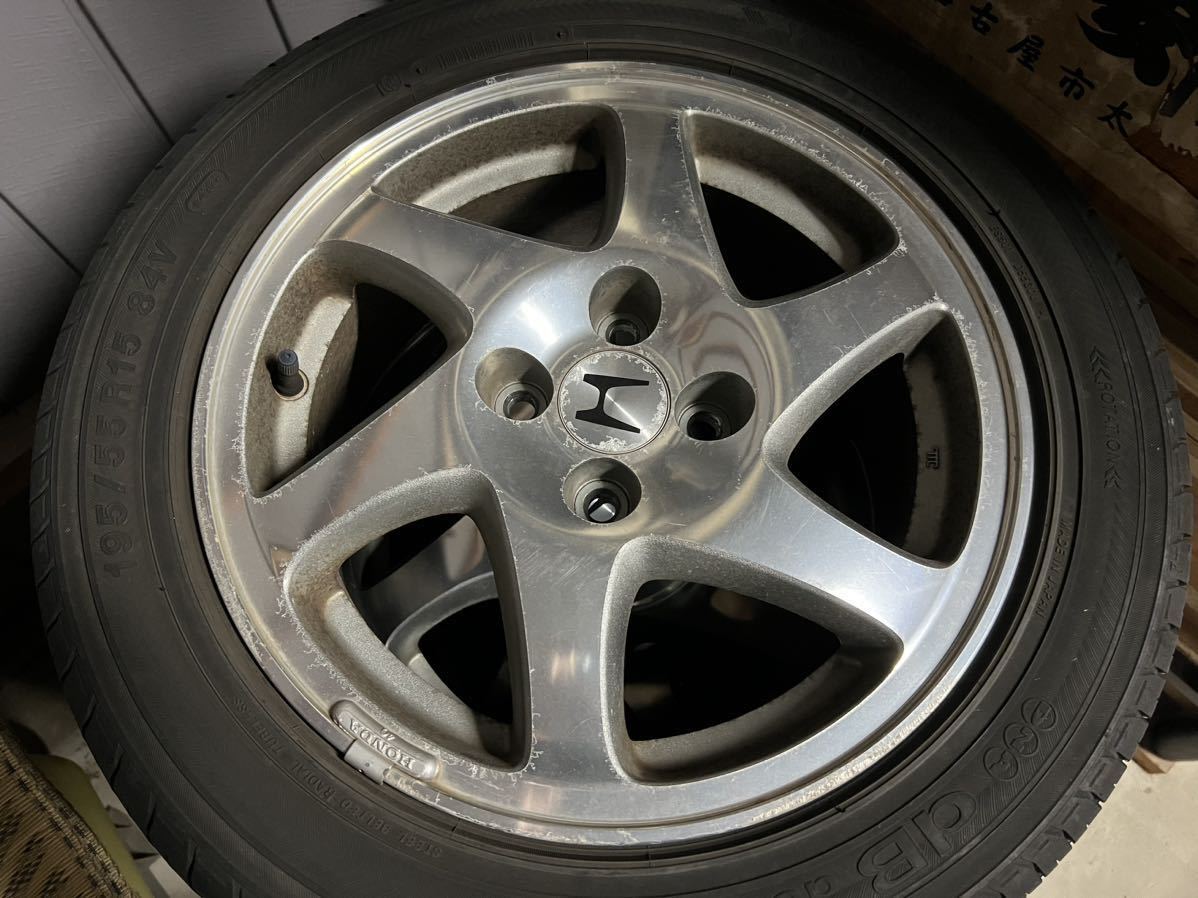 交換無料! ホンダ インテグラ SIR-G 純正ホイール 手裏剣 USDM