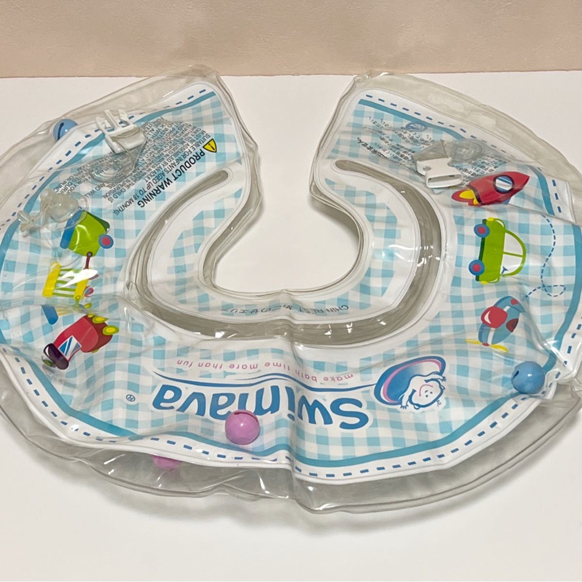 [ baby for neck swim ring ] acid ma-ba float . neck ring ( blue to rain ) SW120BLT regular size 1 -years old half about from use possibility baby swim ring 