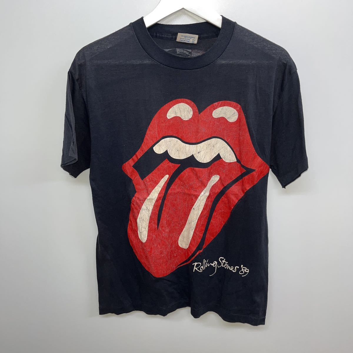  希少 USA製80s Rolling Stones ヴィンテージTシャツ サイズL