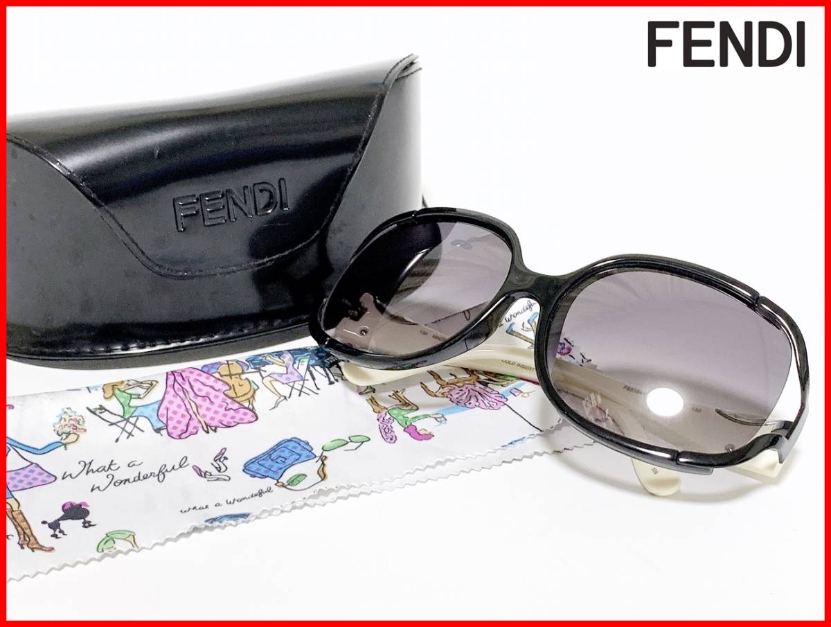 超新作】 FENDI 中古 プラスチック 美品 FF0045 べっ甲風 ブラウン