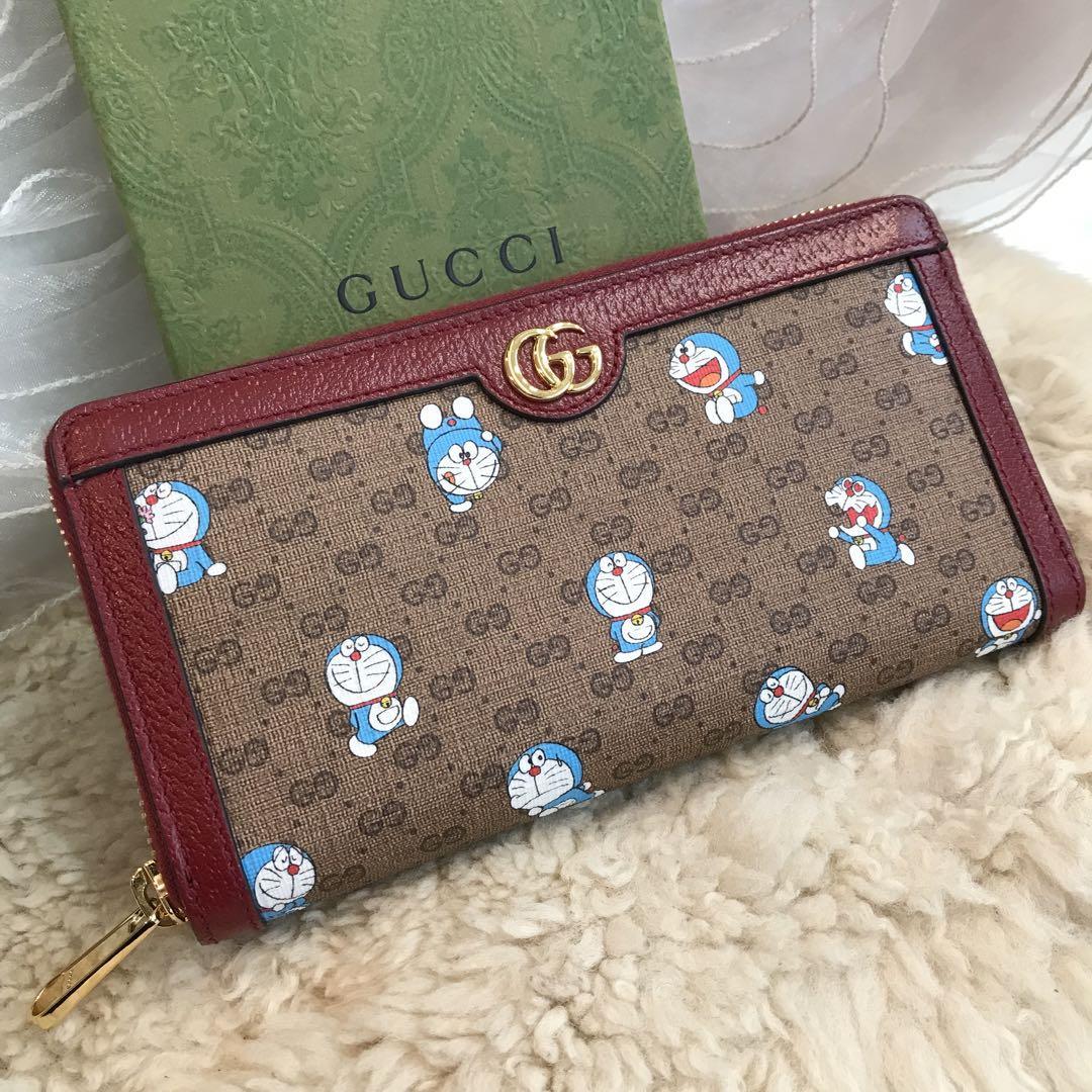 GUCCI ドラえもん50th コラボ ラウンドファスナー 長財布 - 長財布